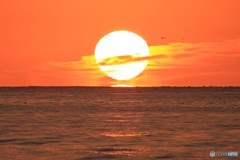 今朝の太陽（室蘭イタンキ浜）もう一つ