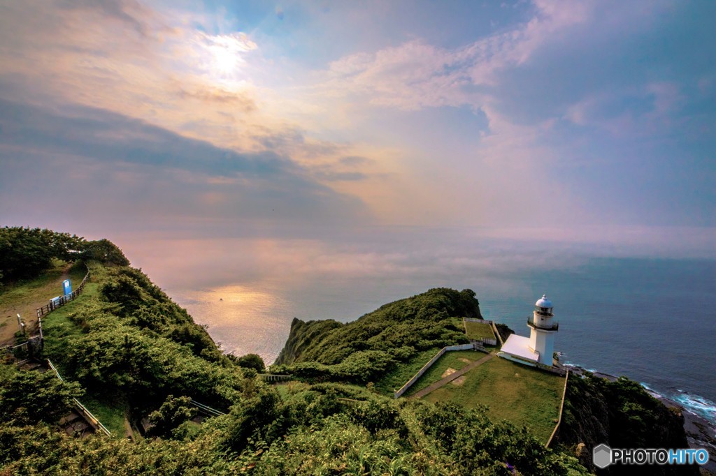 朝の地球岬
