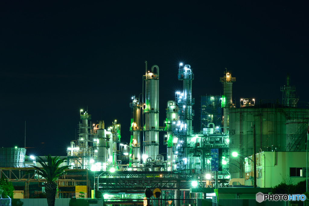 工場夜景