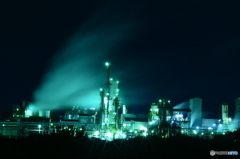 姫路の網干公園　工場夜景