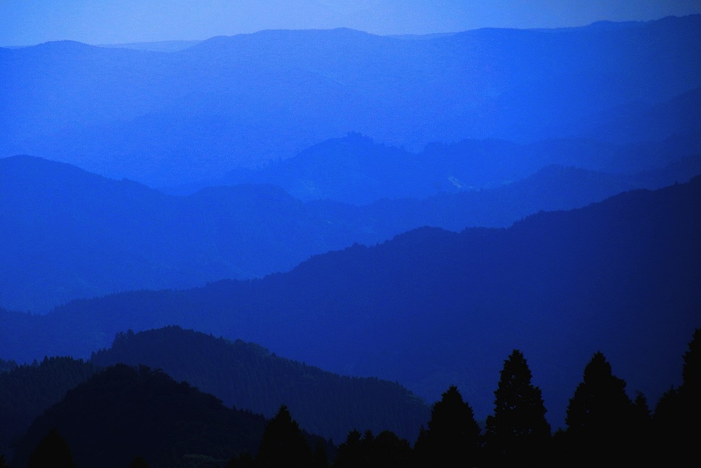 山々の景