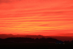 今日の夕陽