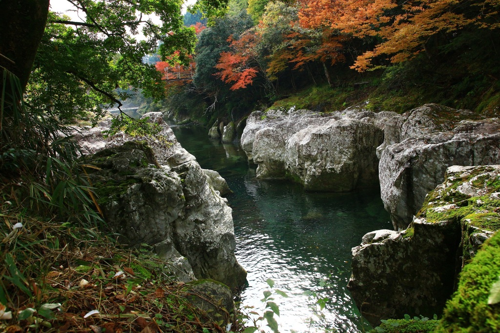 峡谷の秋