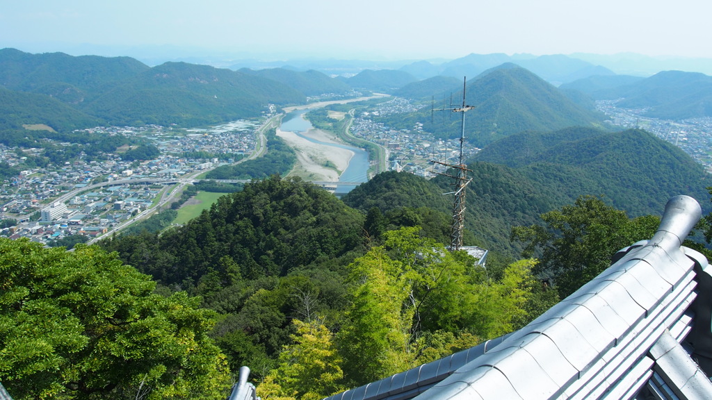 岐阜城から見下ろす