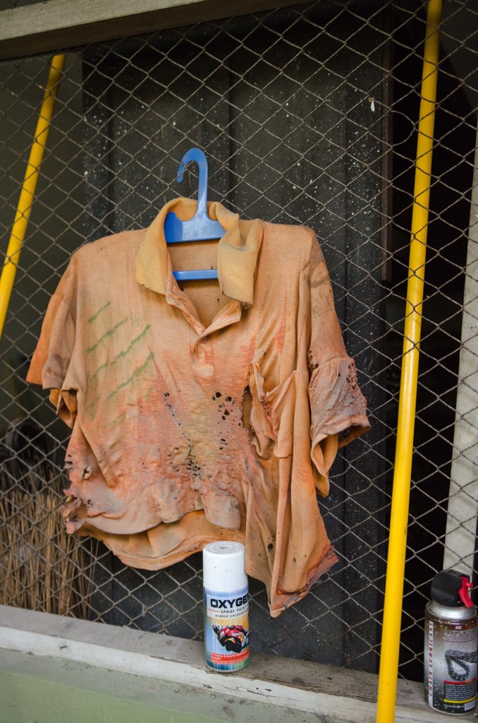 染物職人の衣類