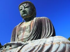鎌倉高徳院の大仏。