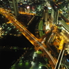 横浜ランドマークタワーからの夜景。
