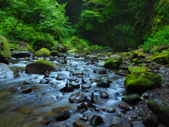 由布岳峡谷