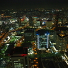 横浜ランドマークタワーからの夜景。