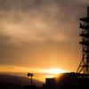 帰宅途中の夕陽
