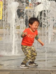 上がる飛沫と彼の気持ち