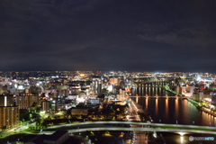 新潟・朱鷺メッセからの夜景