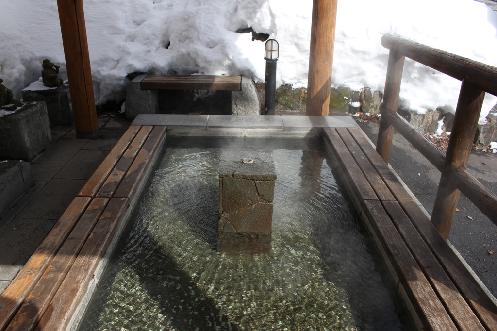 定山渓　足湯