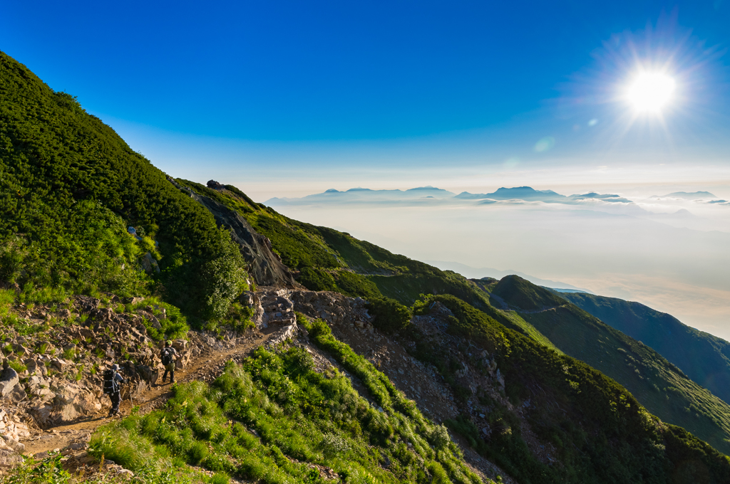 最高の登山日和