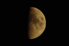 上弦の月
