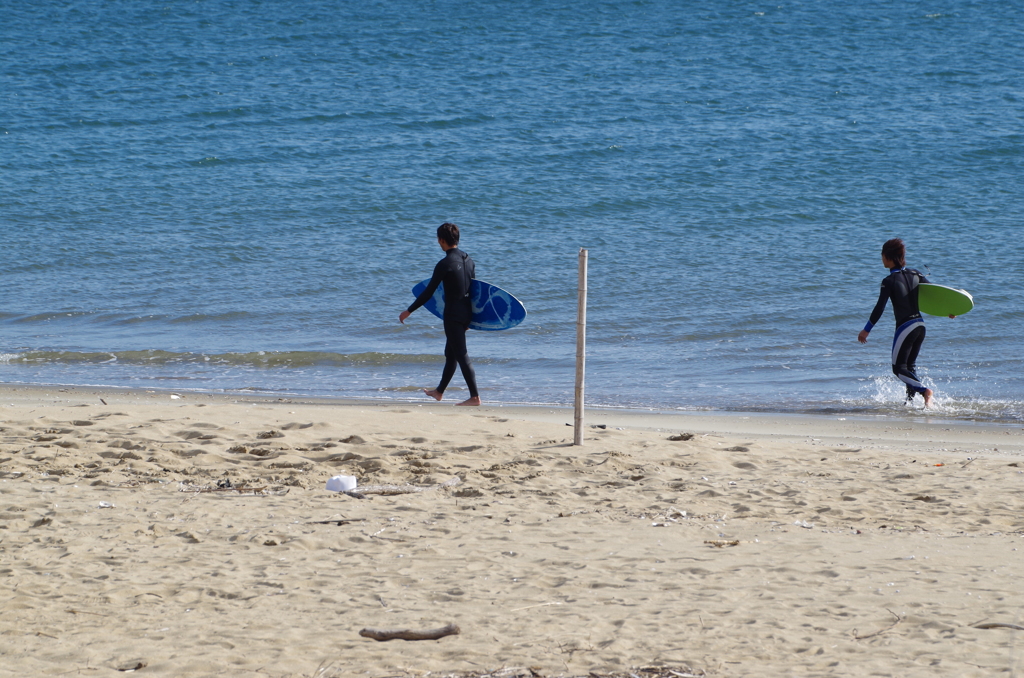 寒くても、平気
