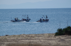 わしのが、速いぞ