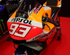 モーターサイクルショー2022　RC213V　マルケス車2