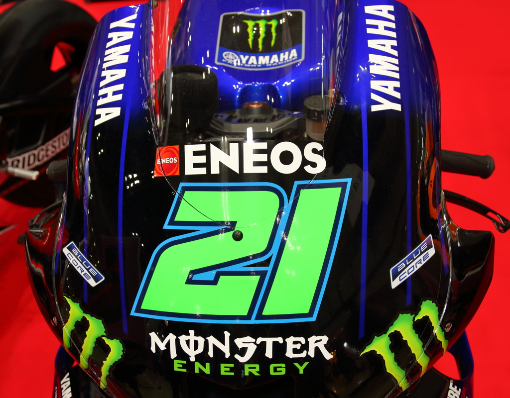 モーターサイクルショー2022　2021YZR-M1 モルビデリ車