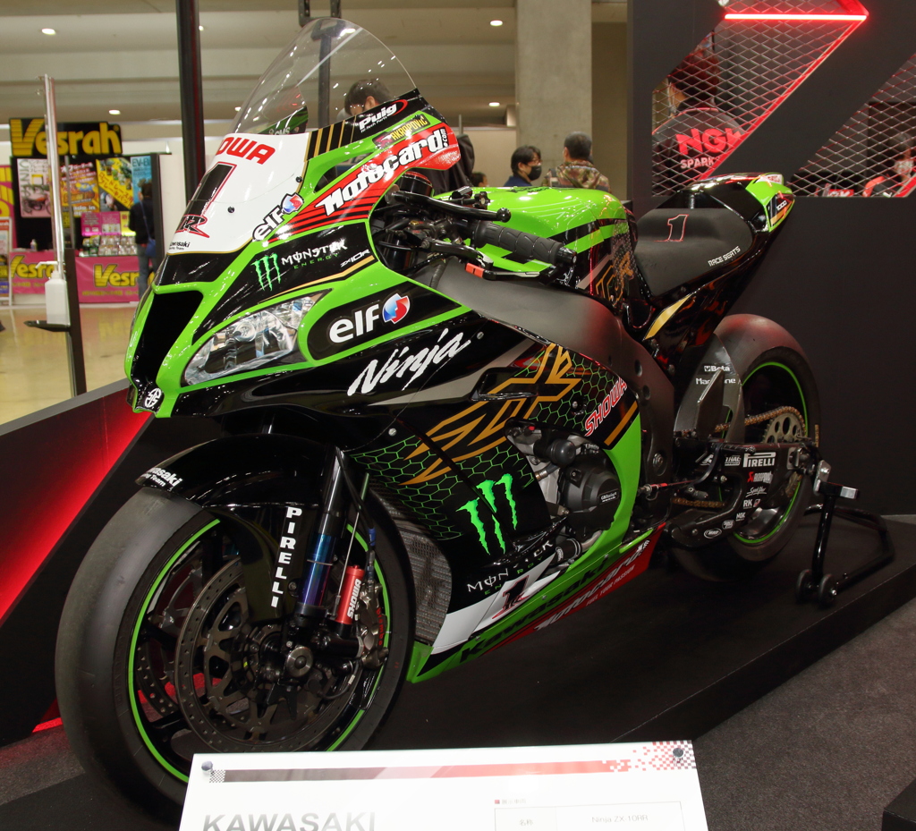 モーターサイクルショー2022　ZX-10RR　ジョナサンレイ車