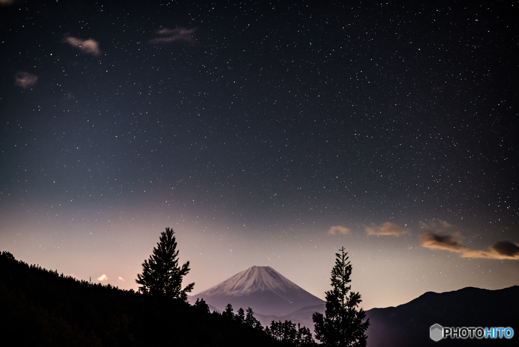 初・星×富士山２