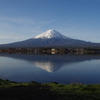 河口湖より朝の富士山２