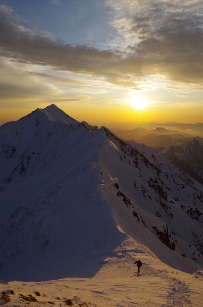 冬の伯耆大山２