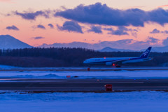 飛行機のある風景