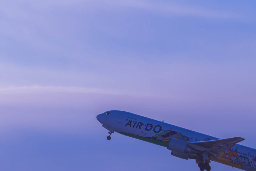 大空へ向かって...