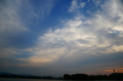 夕暮れ