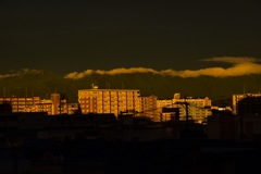 夕日