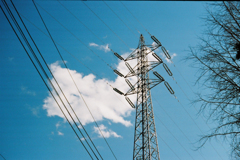 The antenna to sky