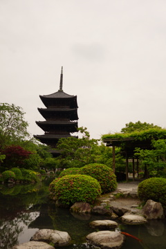 皐月の東寺