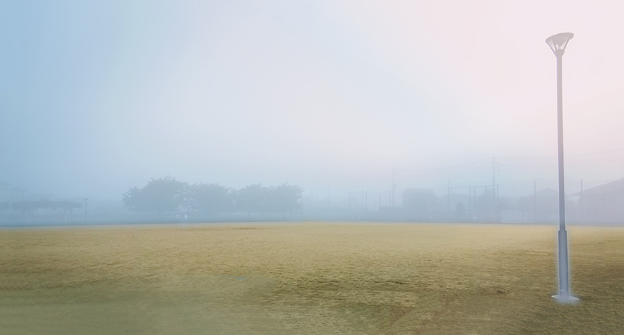 DSC02854 公園の朝靄