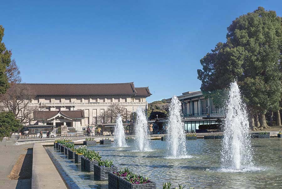 DSC09889. 上野博物館前大噴水