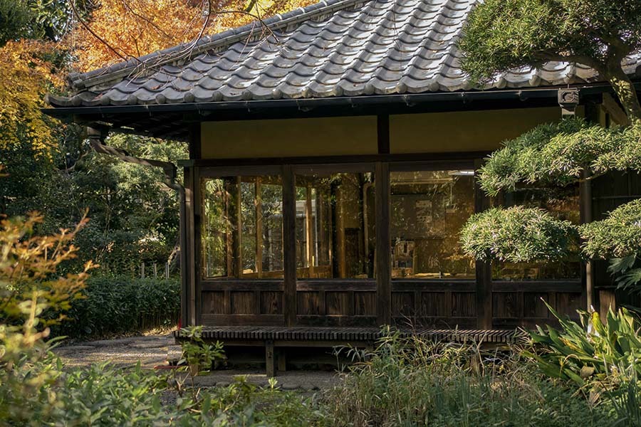 DSC06275. 関口芭蕉庵の和室