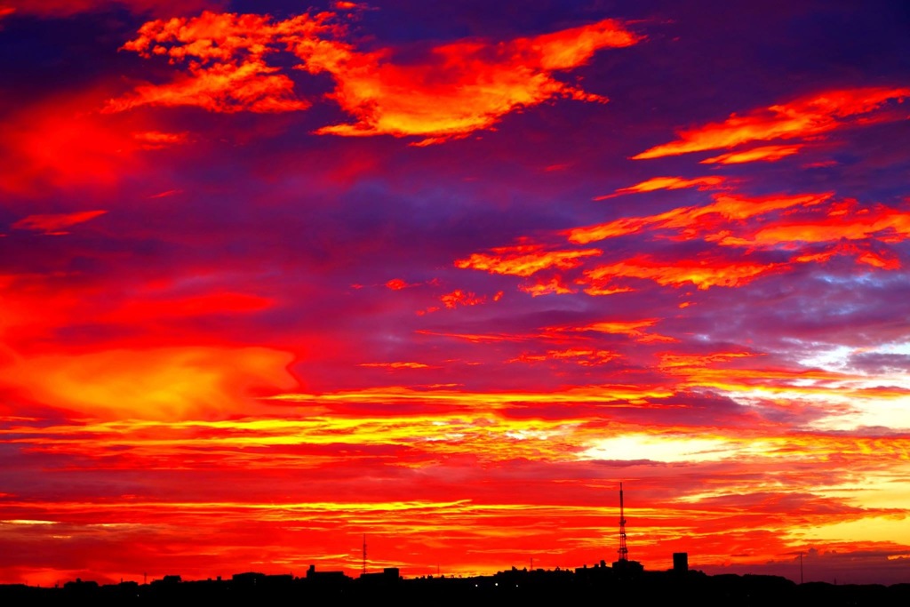 いつもの夕焼け1