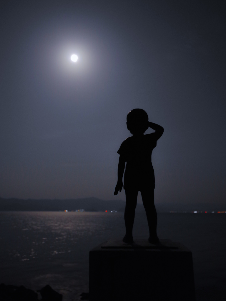 若狭　朝まで空と海