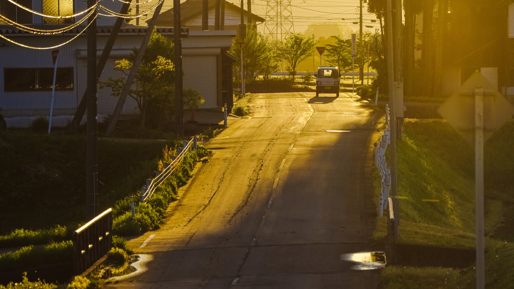 キリンのいる風景