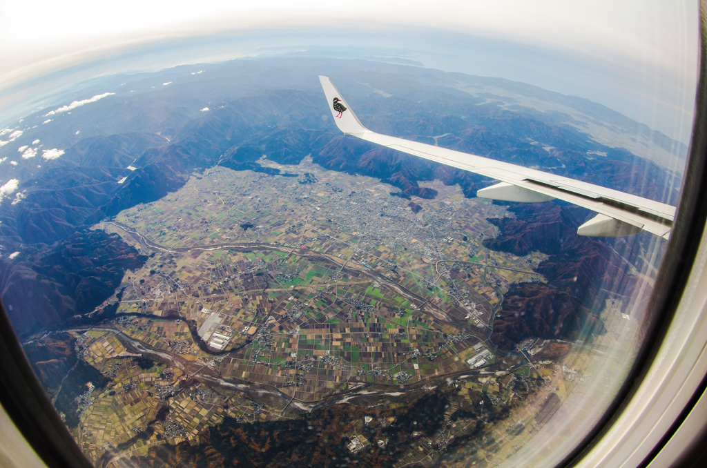 うちな～ボーイング737ヤンバルクイナ号にて小松へ帰還途中らしい