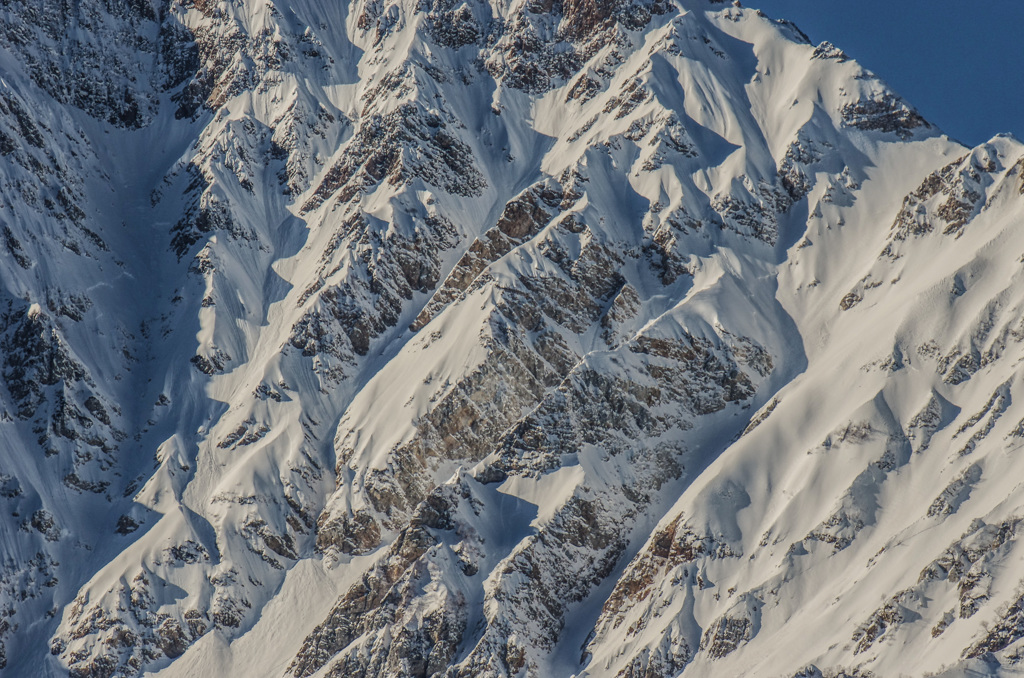 白馬連山の一部