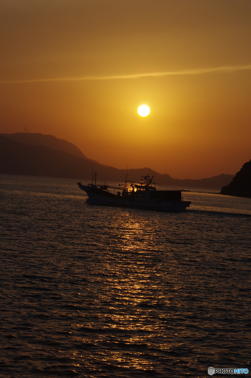 長門市令和の夕日９