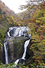 茨城・袋田の滝紅葉５