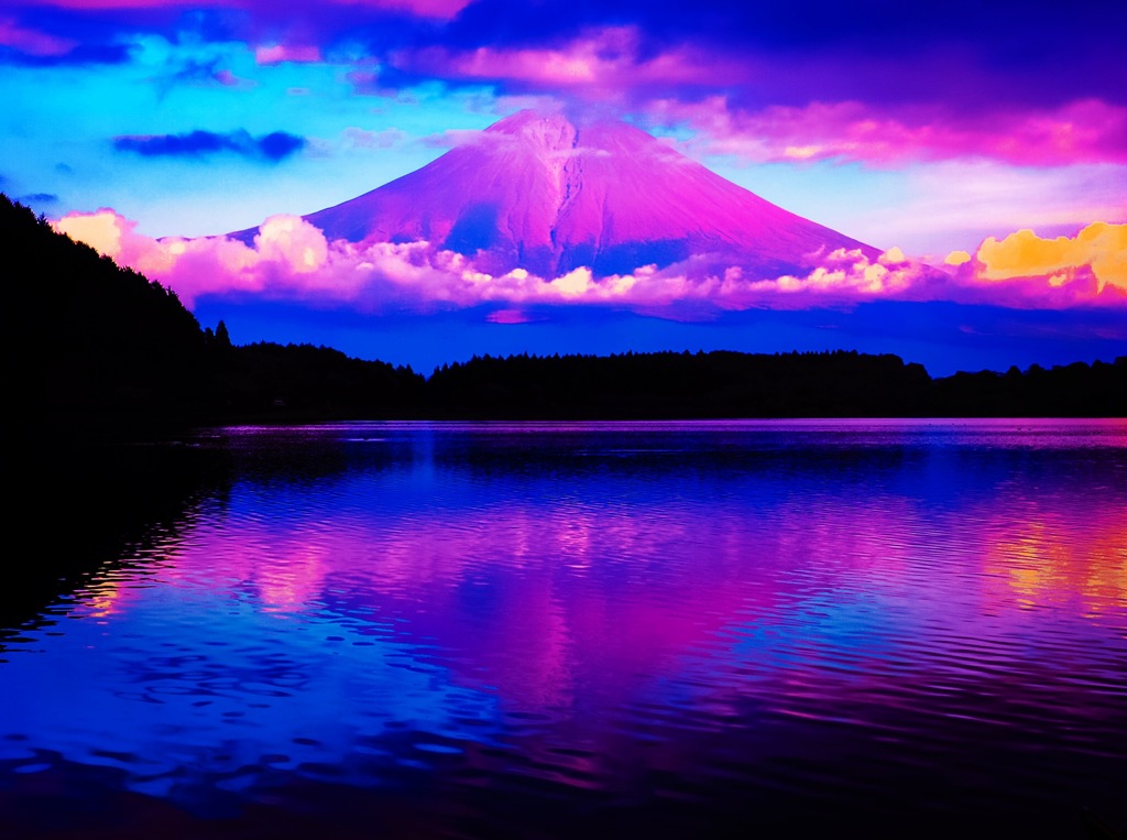 田貫湖 赤富士