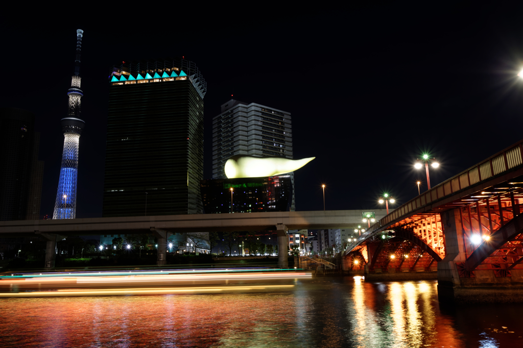 スカイツリーの夜景