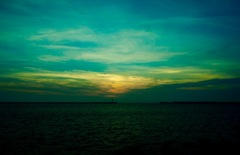 夕暮れ