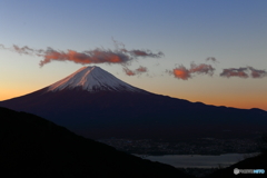 紅い富士山