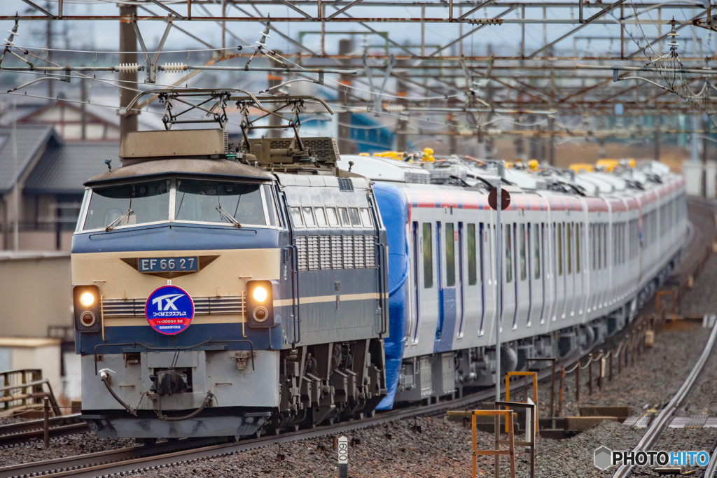 2020.1.26 EF66 27 甲種輸送つくばエクスプレス