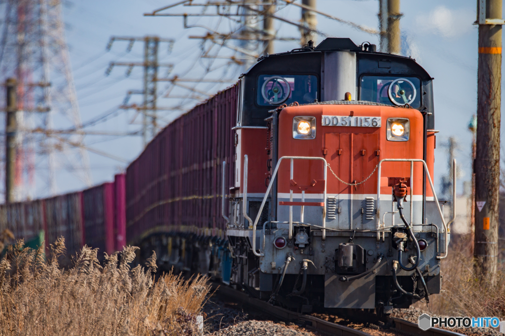 2018.2.20 2085レ DD51 1156