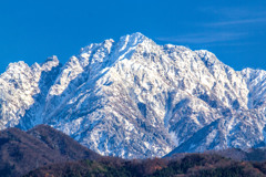 冠雪の剱岳